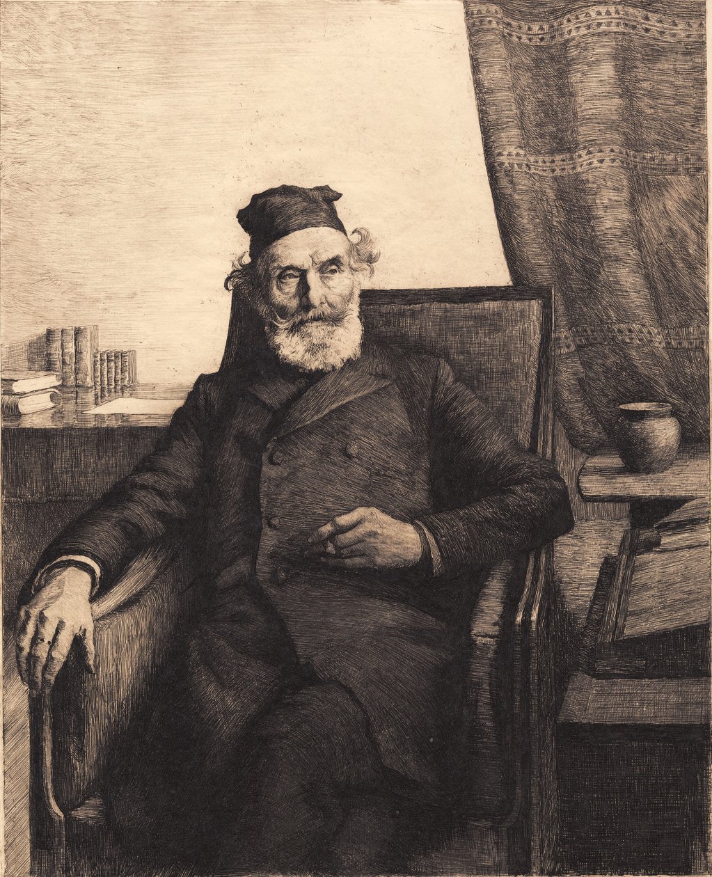 El padre del artista, Jens Peter Ilsted de Peter Vilhelm Ilsted