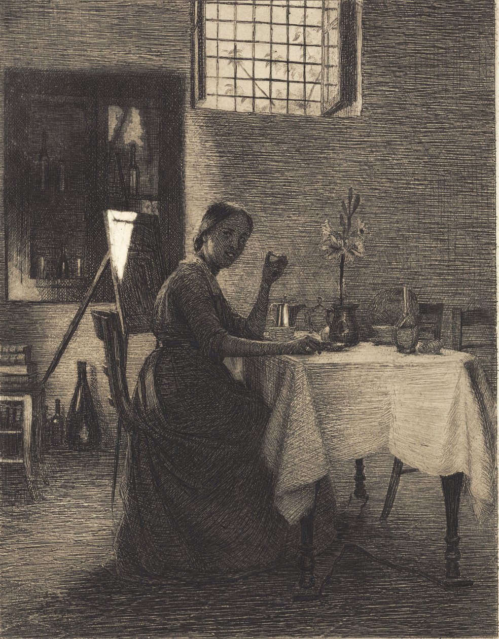 En el café de la mañana de Peter Vilhelm Ilsted