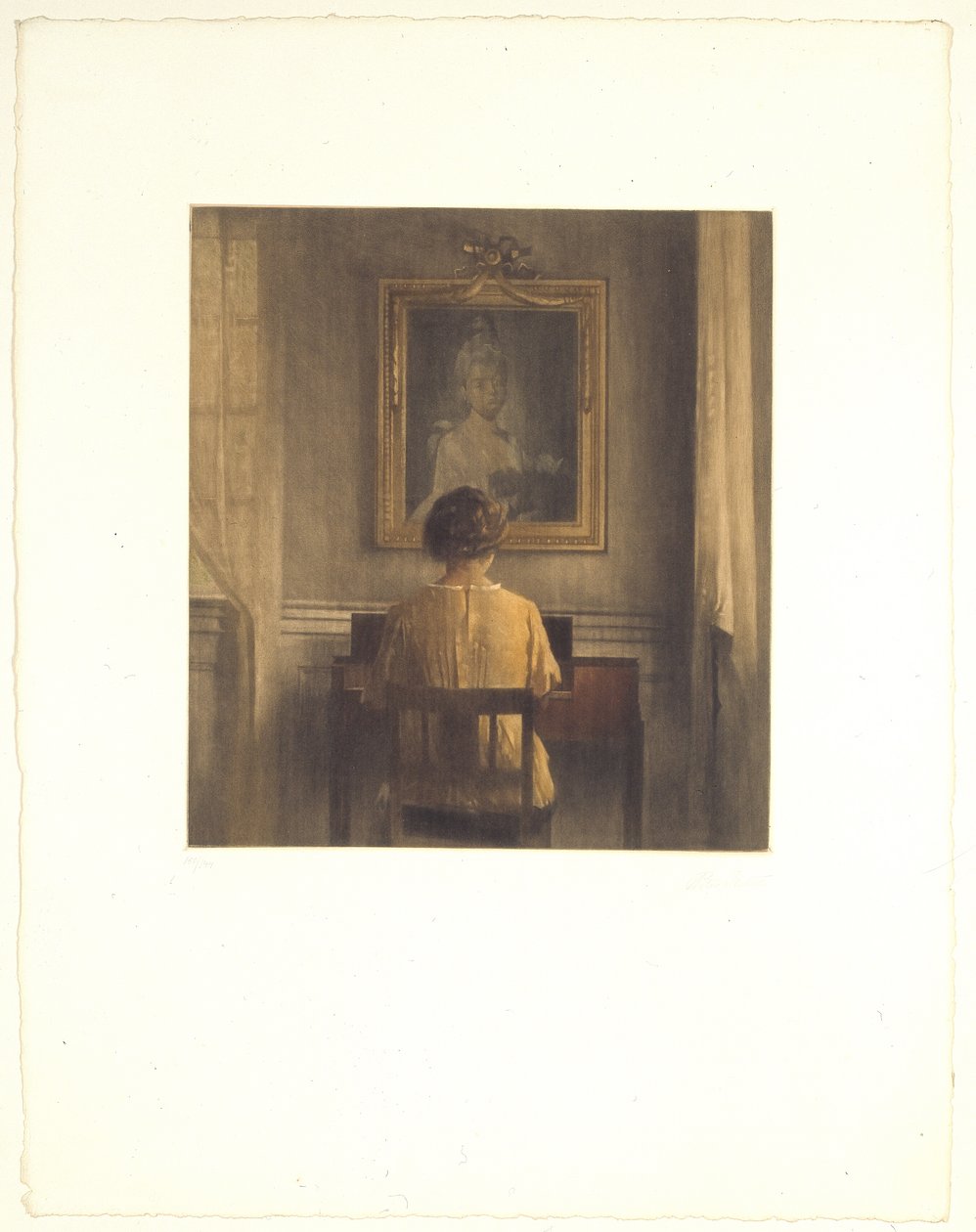 En el Espineta de Peter Vilhelm Ilsted