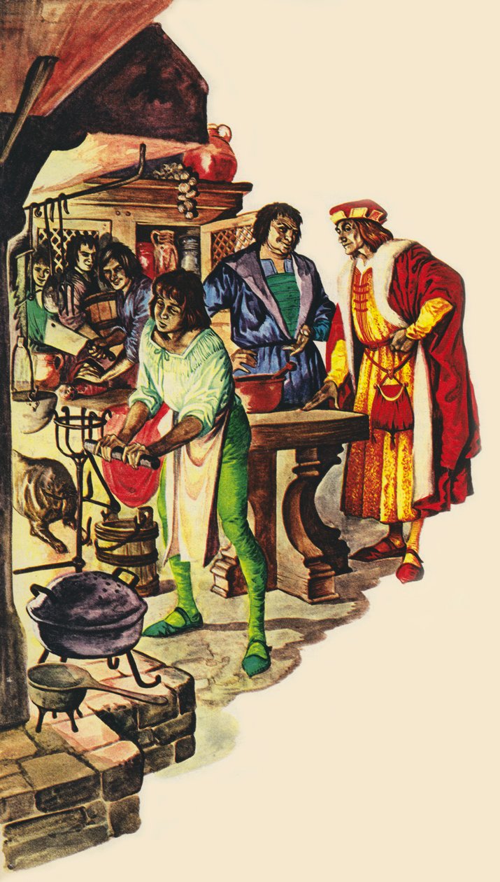 Lambert Simnel (litografía en color) de Peter Jackson