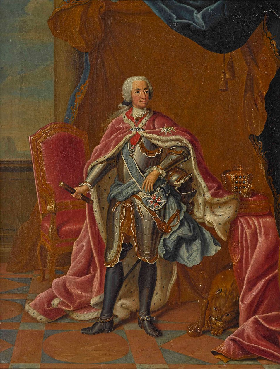 Retrato de Carlos VII, Emperador del Sacro Imperio Romano 1697-1745, 1743 de Peter Jacob Horemans