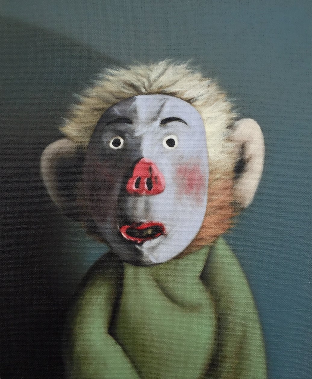 Mono con máscara de cerdo, 2005 | Peter Jones