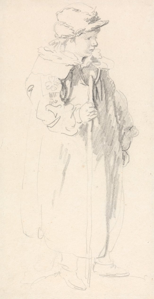 Niño con delantal de Peter La Cave