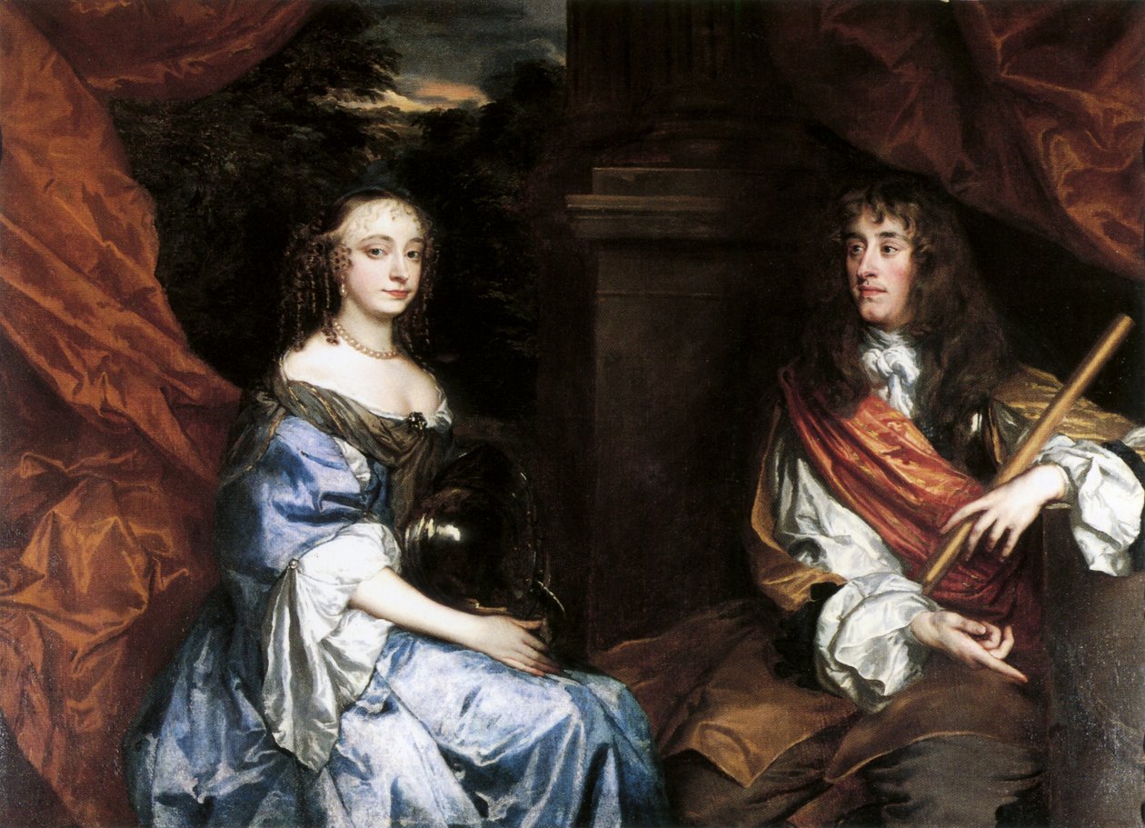 Anne Hyde, duquesa de York; el rey Jaime II de Peter Lely
