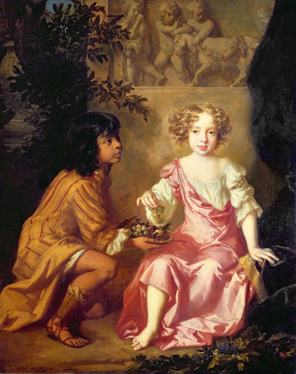 Lady Charlotte Fitzroy (1664-1719), más tarde condesa de Lichfield (óleo sobre lienzo) de Peter Lely