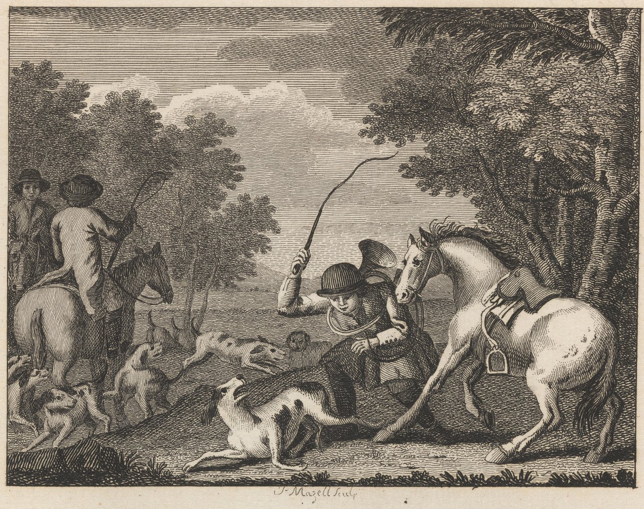El sabueso y el cazador de Peter Mazell