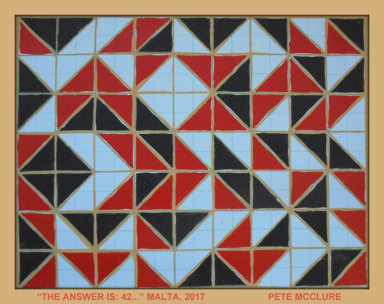 LA RESPUESTA ES 42. MALTA, 2017 de Peter McClure