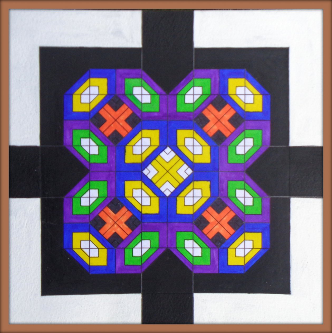 CUADRADO CRUZADO.2021 de Peter McClure