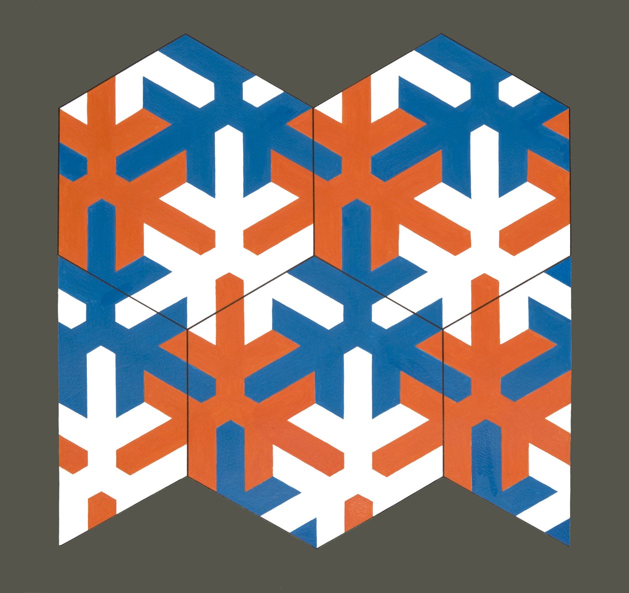Plantilla hexagonal, 2007 de Peter McClure