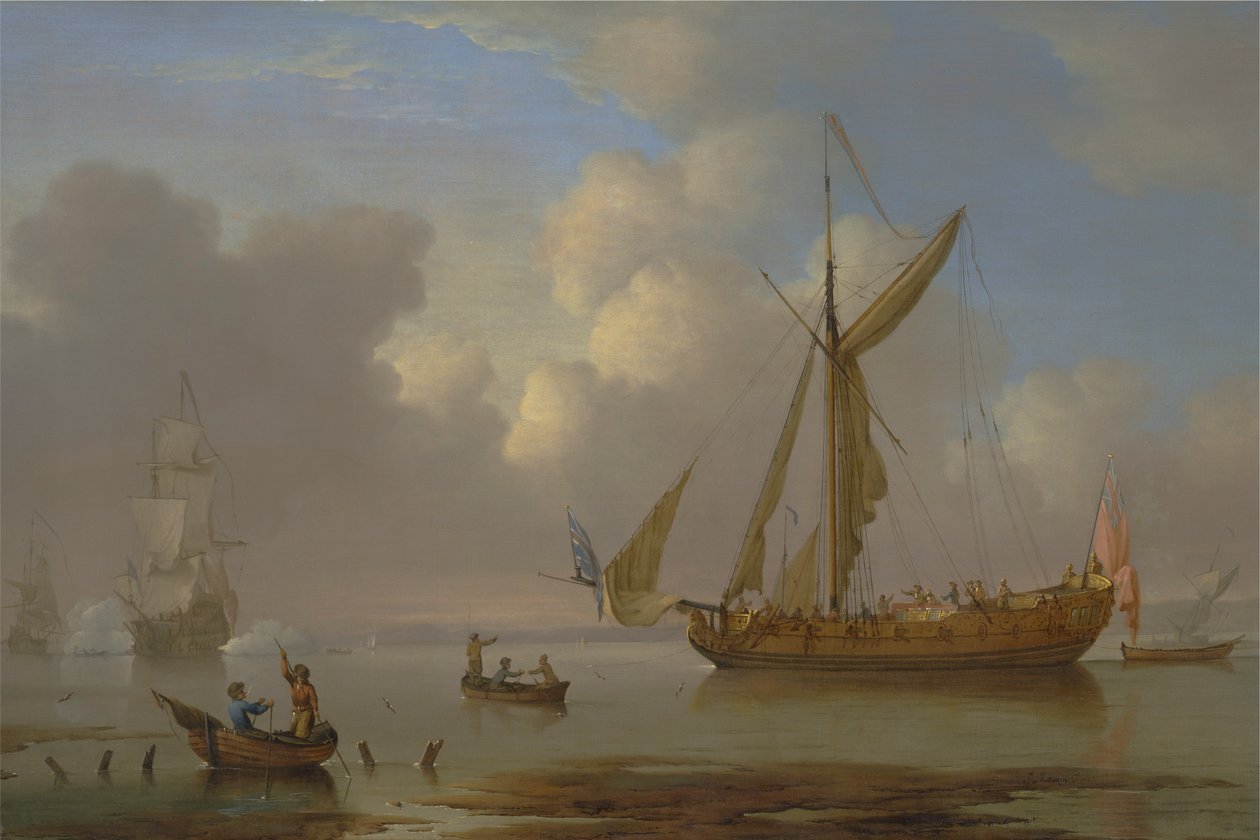 Anclado el Royal Yacht de Peter Monamy