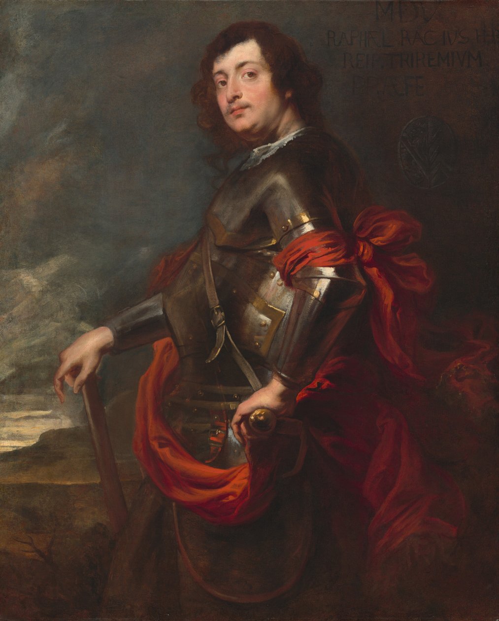 El prefecto Raffaele Raggi, c.1625 (óleo sobre lienzo) de Peter P. & Dyck Anthony Van (1599-1641) Rubens
