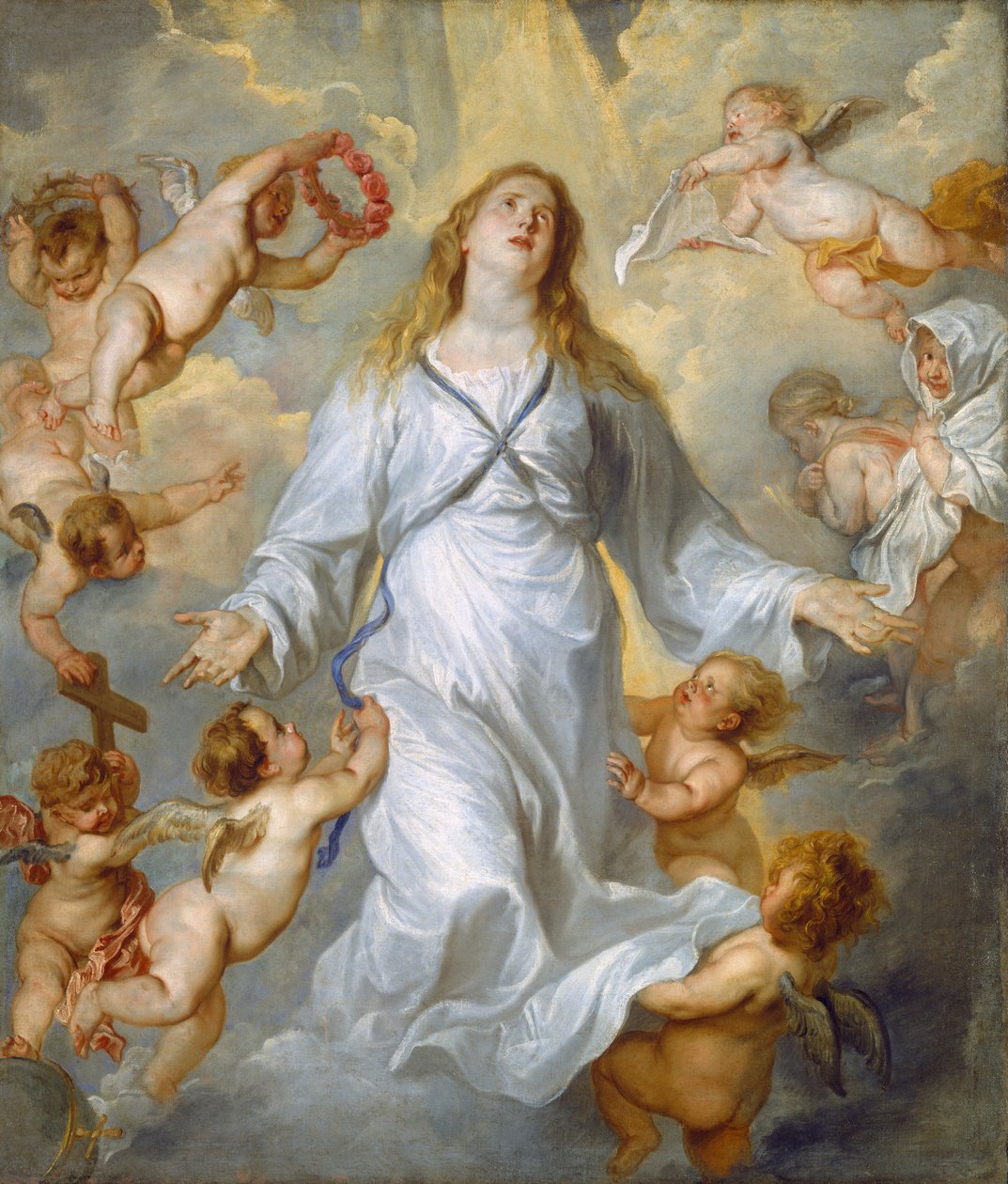 La Virgen como intercesora de Peter P. & Dyck Anthony Van (1599-1641) Rubens
