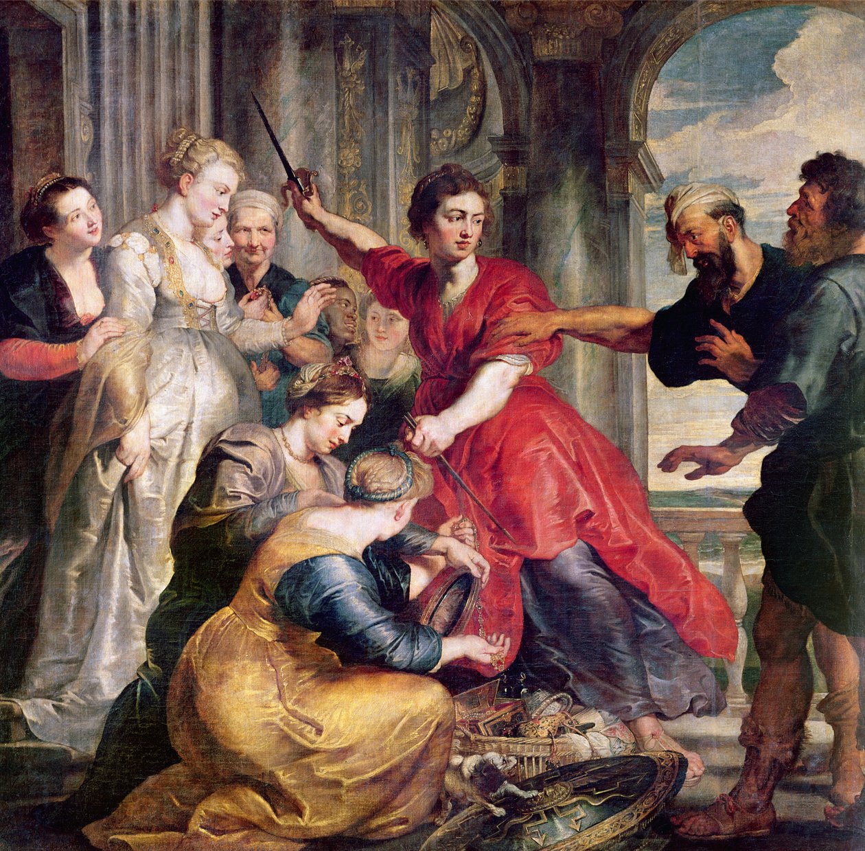 Aquiles descubierto por Ulises, c.1617 de Peter P. & Dyck, Anthony Van Rubens