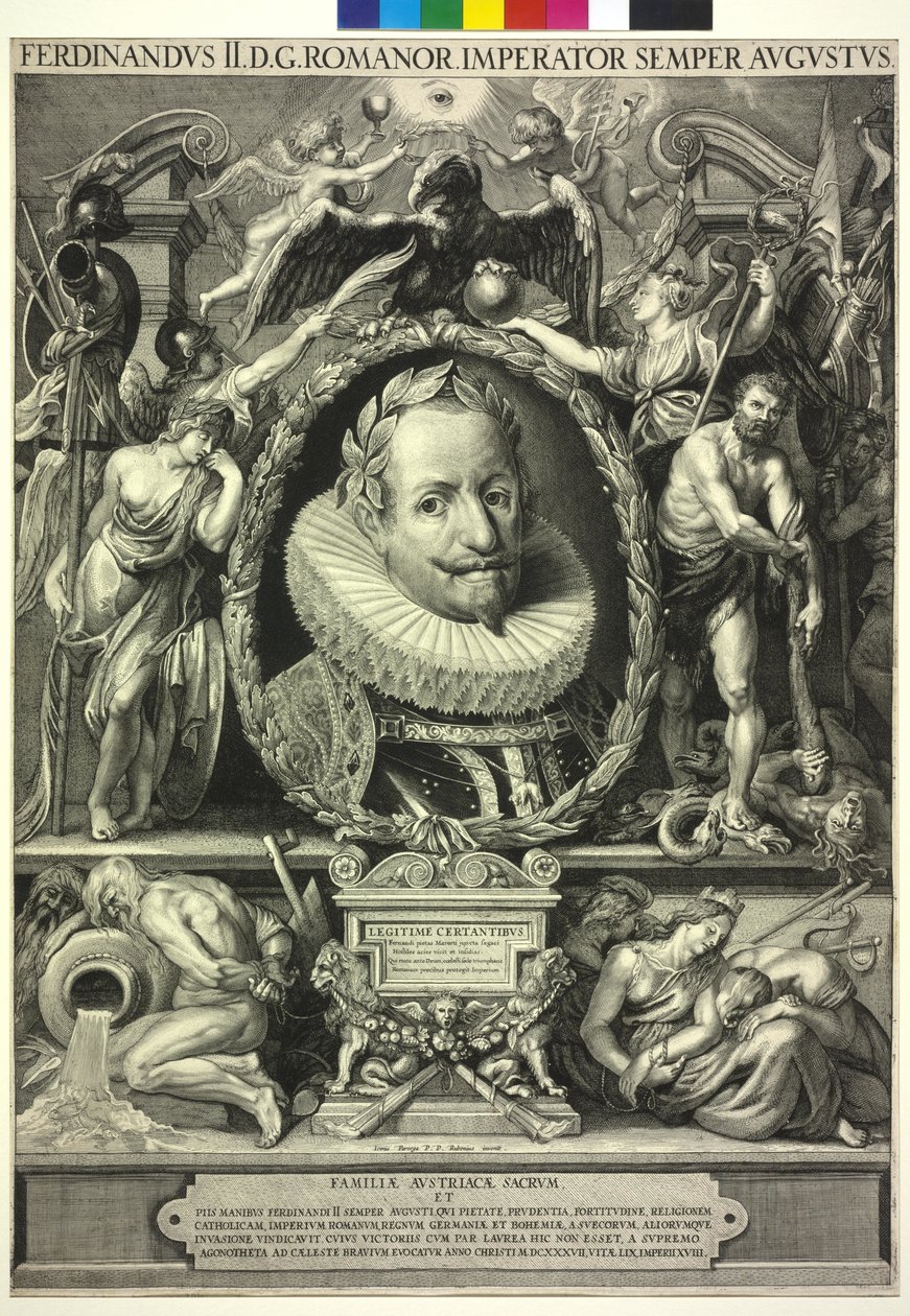 Emperador del Sacro Imperio Romano Germánico Fernando II de Peter Paul (after) Rubens