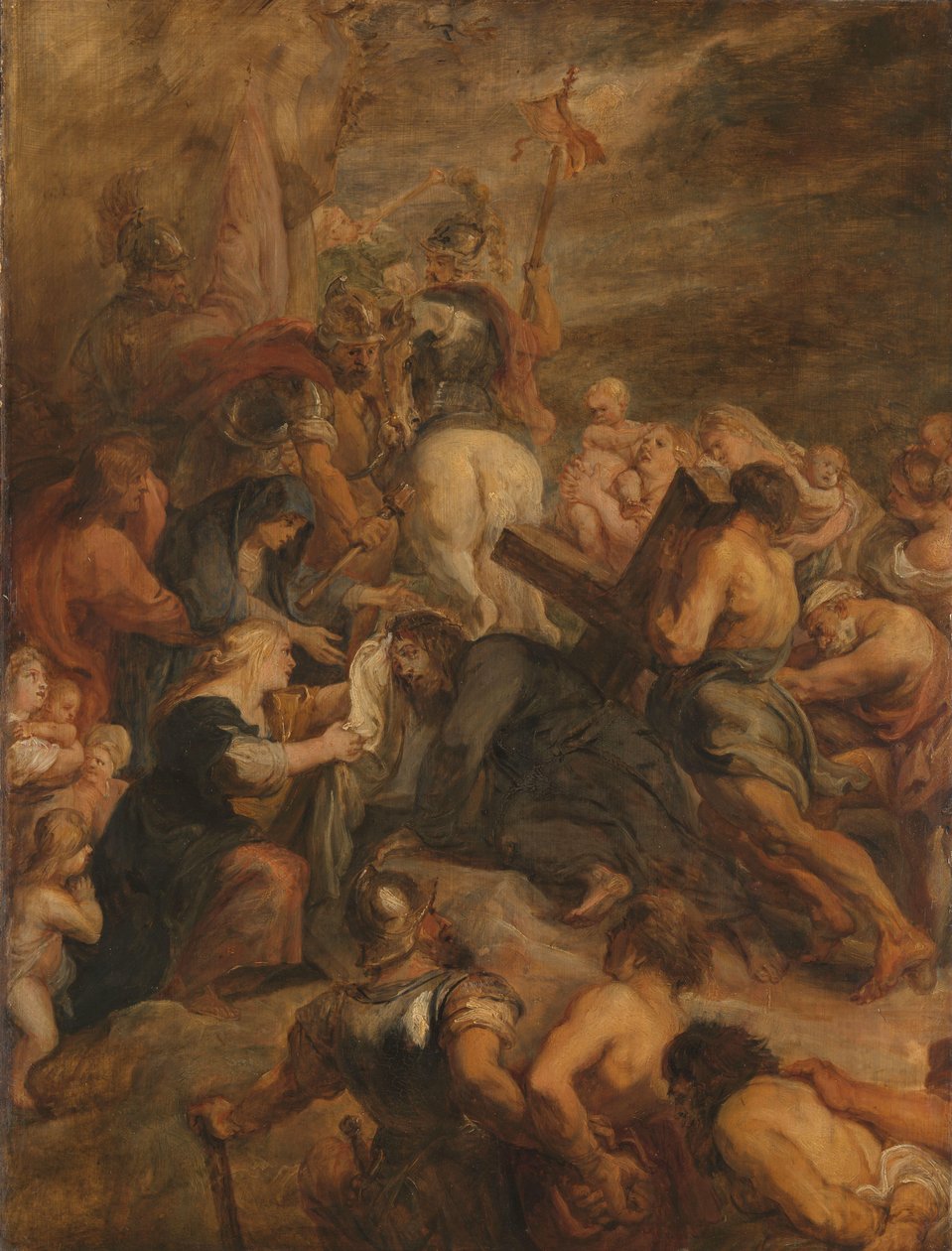 Cristo camino del Calvario de Peter Paul Rubens (workshop of)