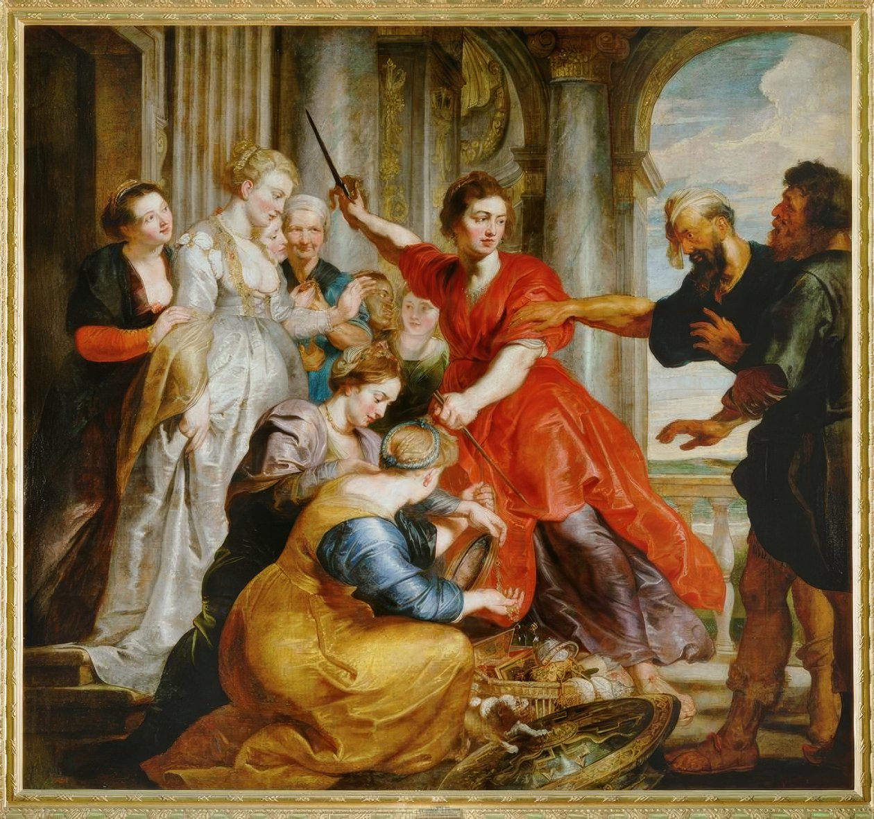 Aquiles entre las hijas de Licomedes de Peter Paul Rubens