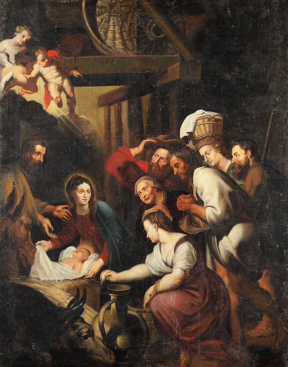 Adoración de los pastores de Peter Paul Rubens