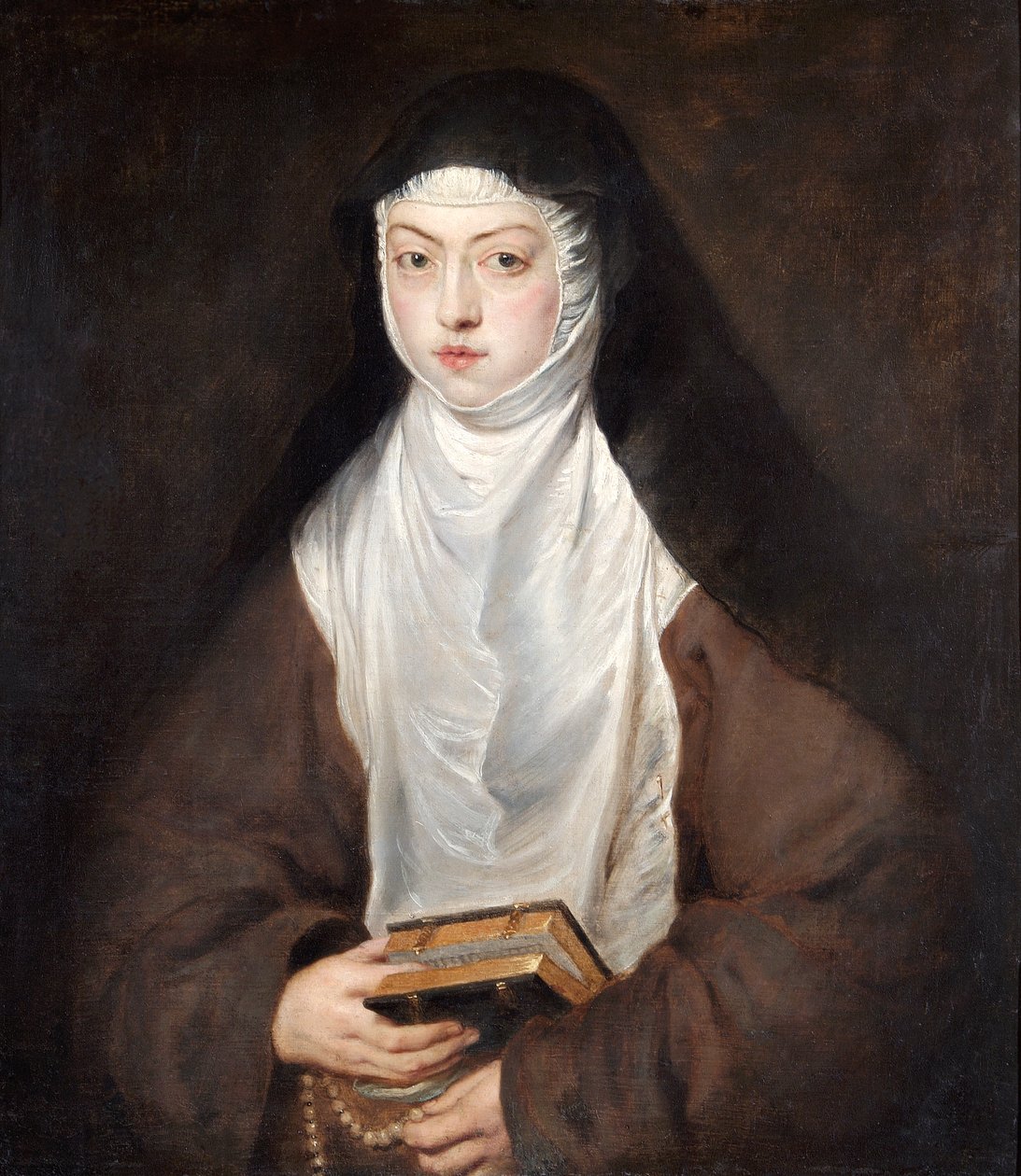 Ana Dorotea, Hija de Rodolfo II, Monja en el Convento de las Descalzas Reales, Madrid de Peter Paul Rubens