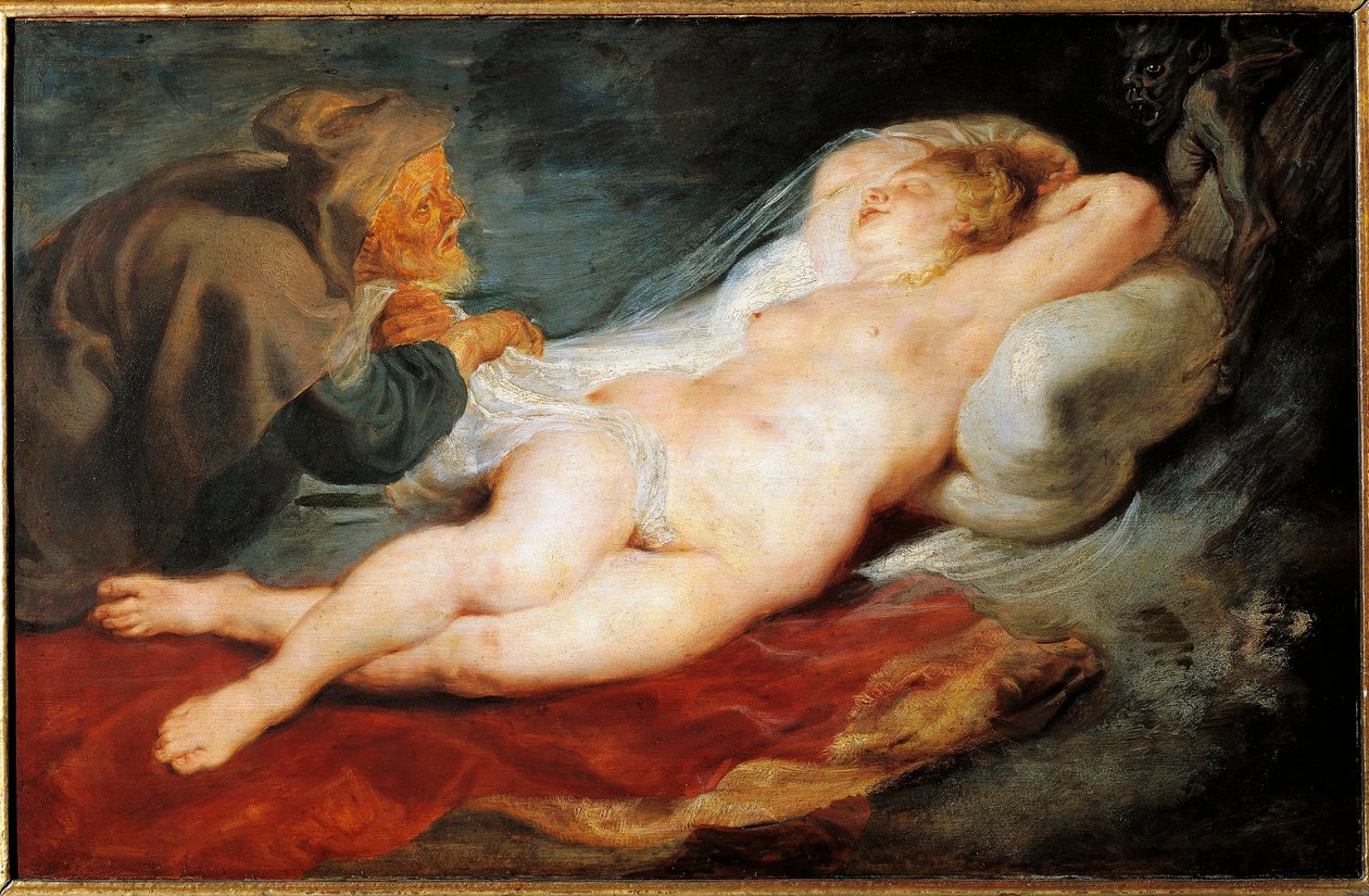 Angélica y el ermitaño. De Orlando Furioso de Peter Paul Rubens