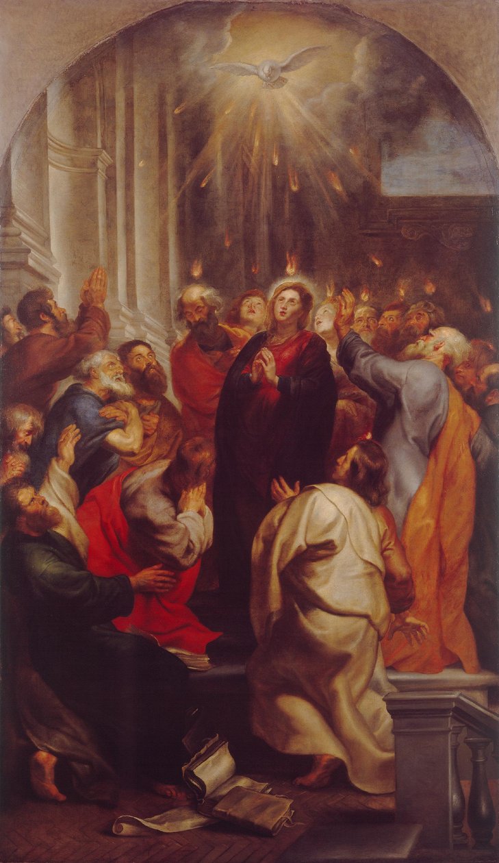 Derramamiento del Espíritu Santo de Peter Paul Rubens