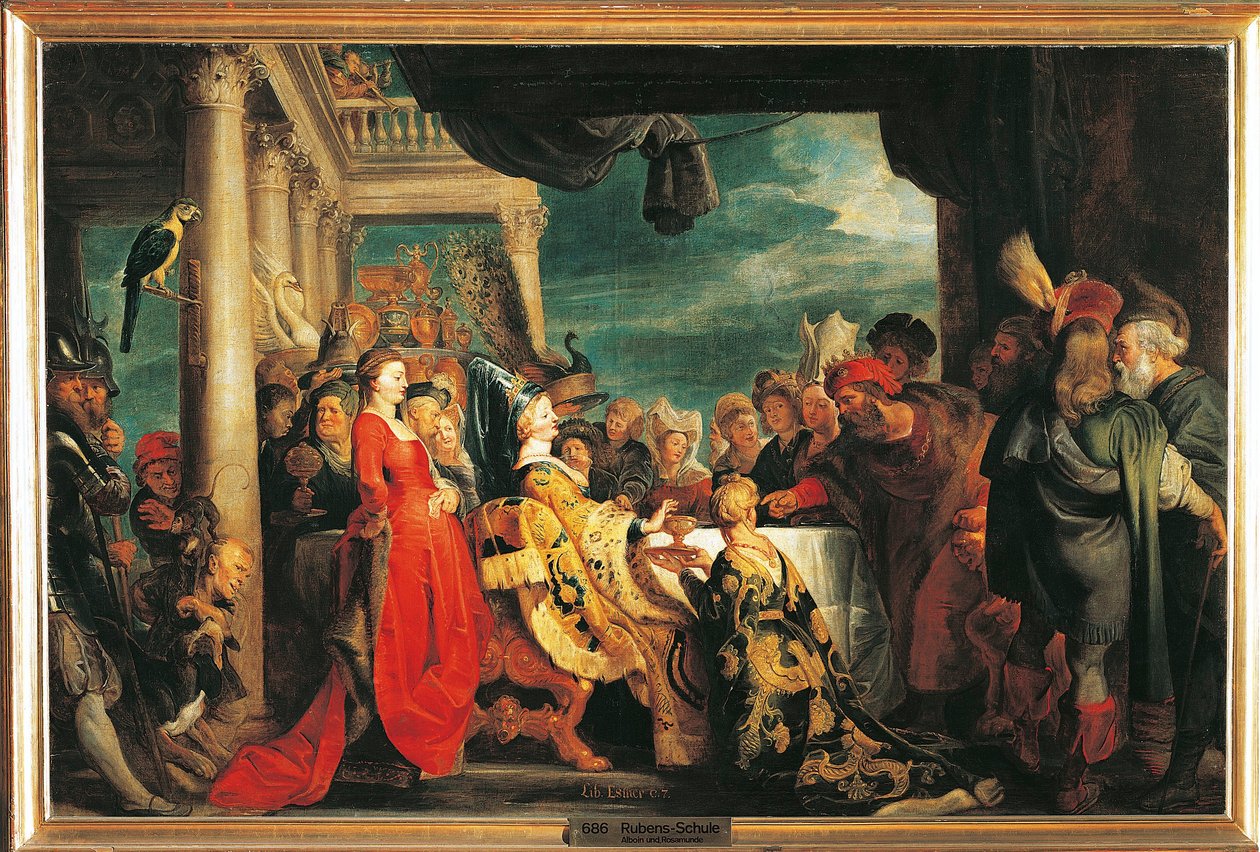 Austria, Viena, Alboin y Rosamunde de Peter Paul Rubens