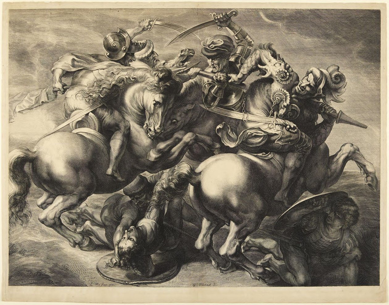 Batalla de Anghiari de Peter Paul Rubens
