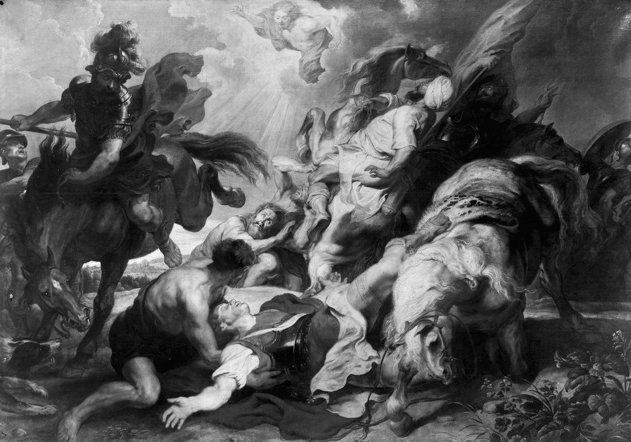 La conversión de Pablo (Saulo) de Peter Paul Rubens