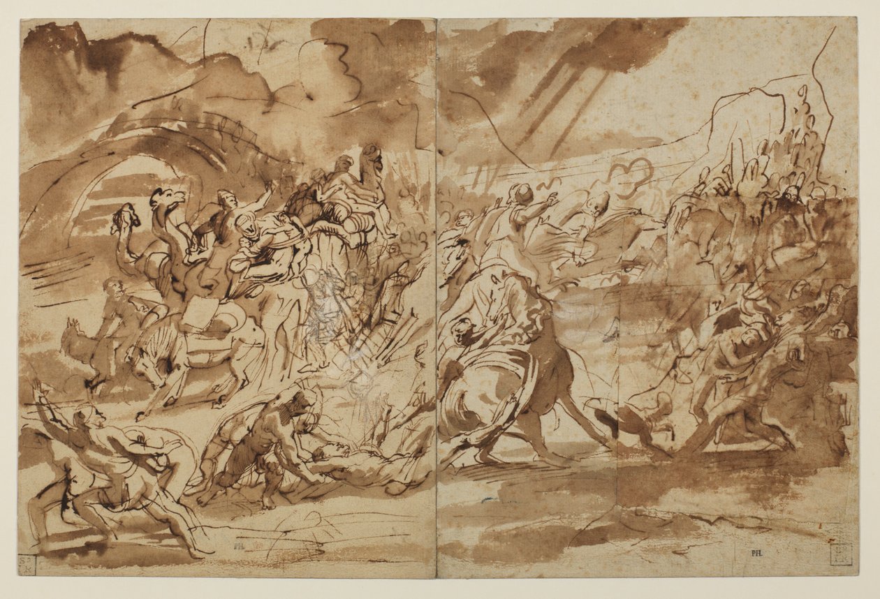Conversión de San Pablo, 1610 - 1612 de Peter Paul Rubens