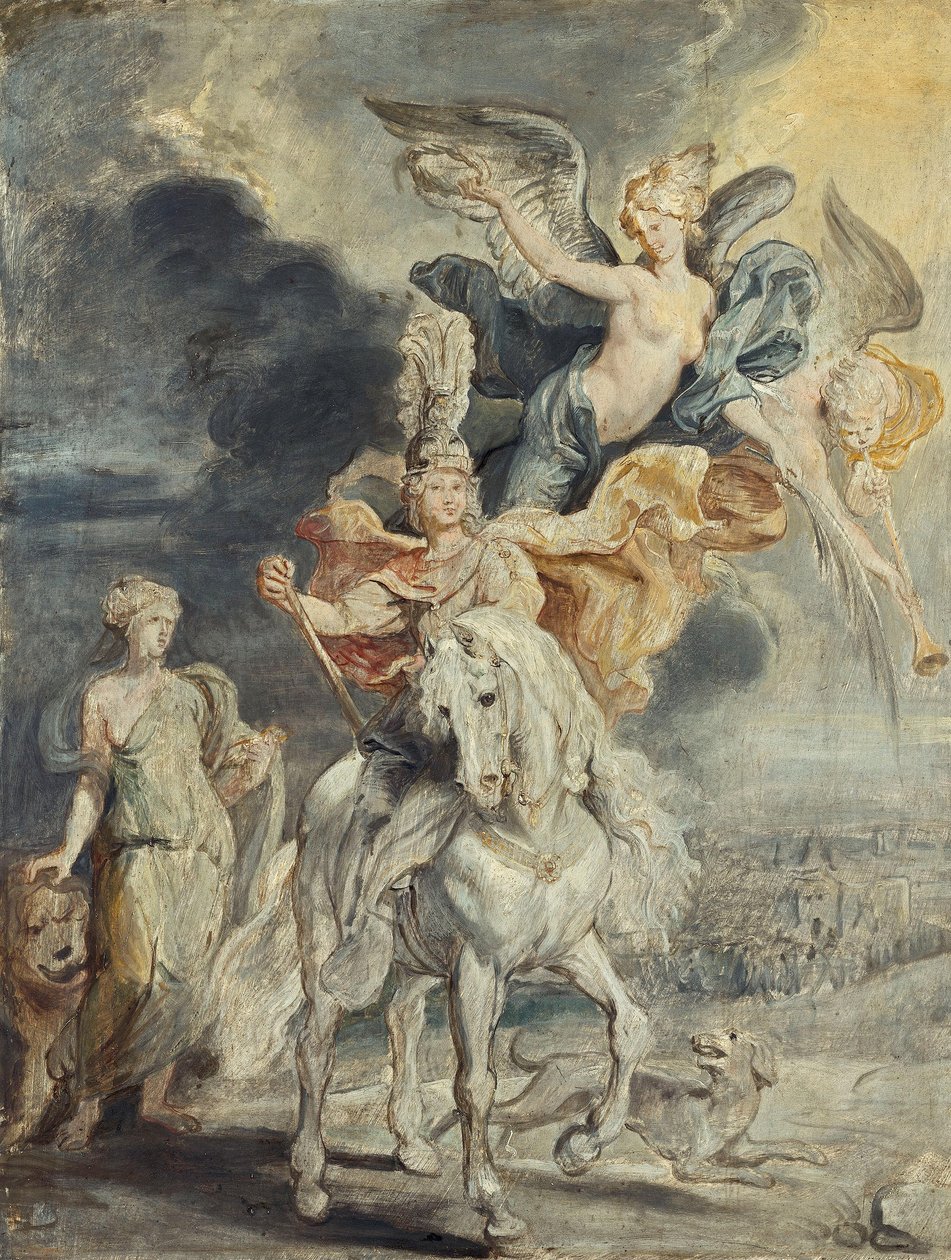 El triunfo de Jülich (boceto del ciclo de los Medici) de Peter Paul Rubens