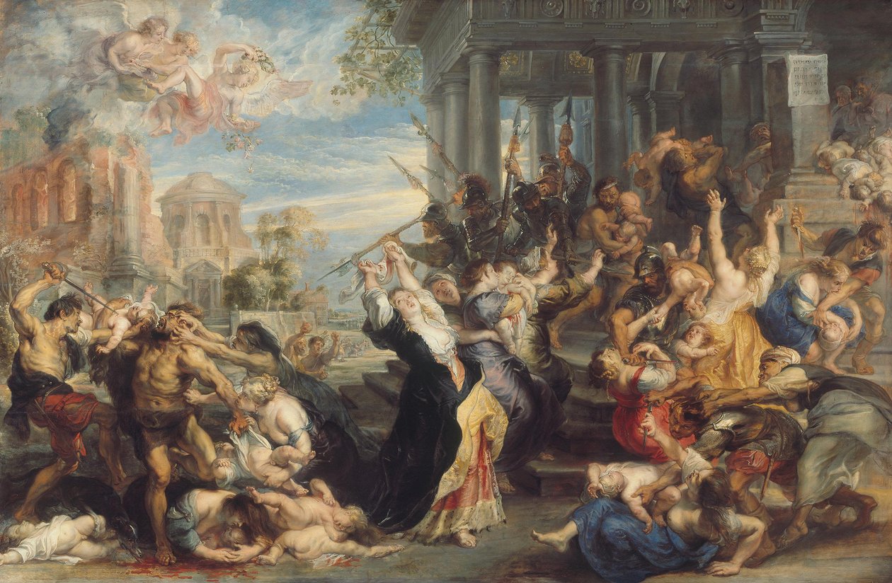 La matanza de los inocentes de Peter Paul Rubens