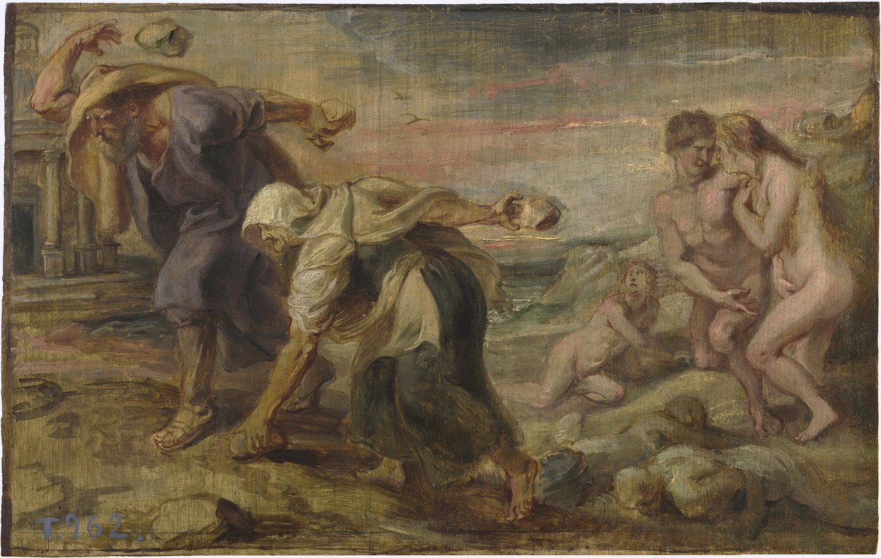Deucalión y Pirra de Peter Paul Rubens