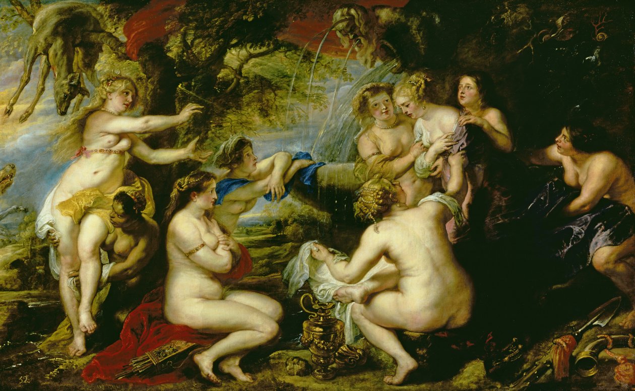 Diana y Calisto, c.1638-40 de Peter Paul Rubens