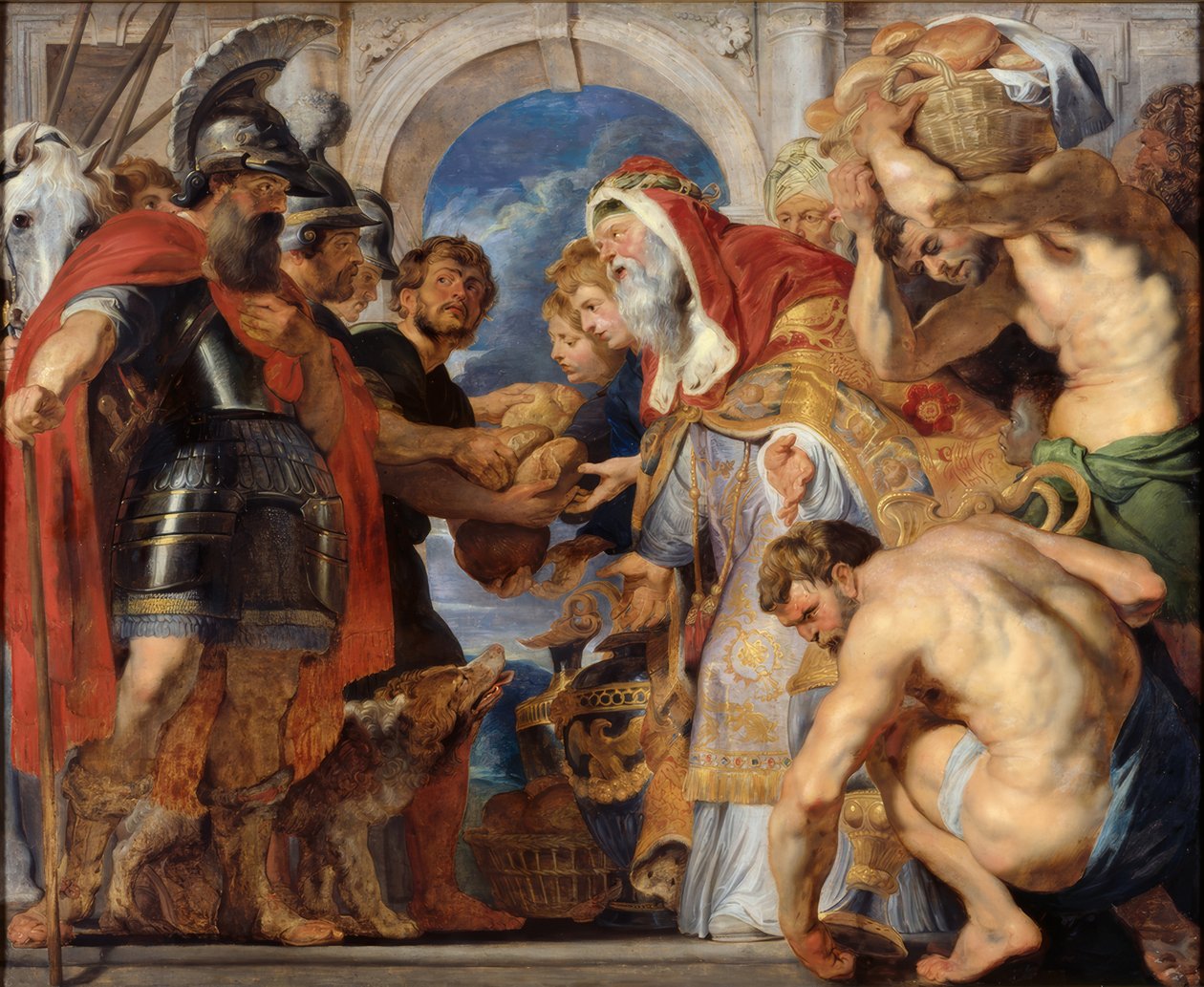El encuentro de Abraham y Melquisedec de Peter Paul Rubens