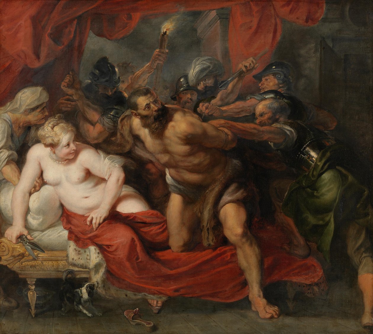 La captura de Sansón de Peter Paul Rubens