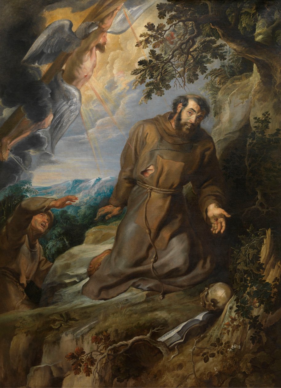 Francisco de Asís recibe los estigmas de Peter Paul Rubens