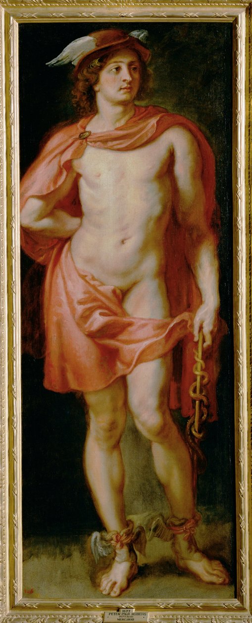 Dios Mercurio, pintado para la Torre de La Parada (pintura sobre lienzo) de Peter Paul Rubens