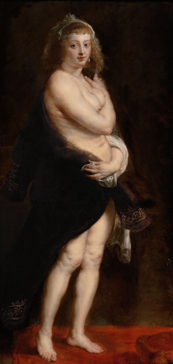 Helena Fourment en una bata de piel de Peter Paul Rubens