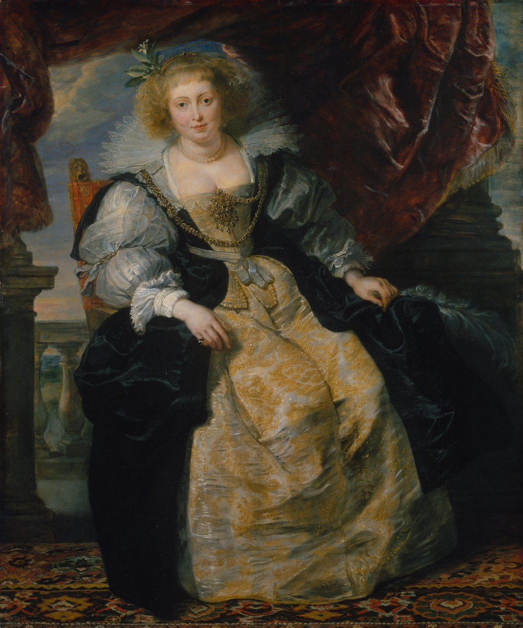 Helene Fourment «con vestido de novia» de Peter Paul Rubens
