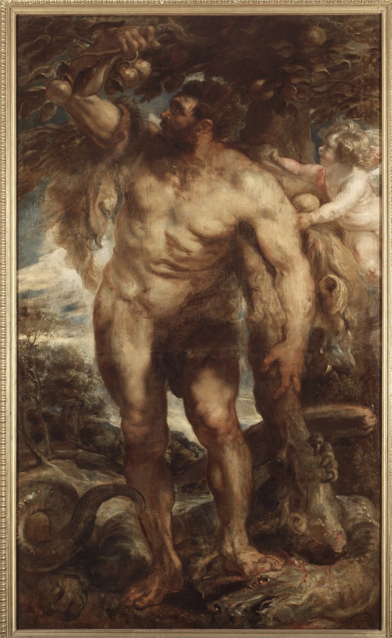Hércules en el jardín de las Hespérides, c.1638 de Peter Paul Rubens