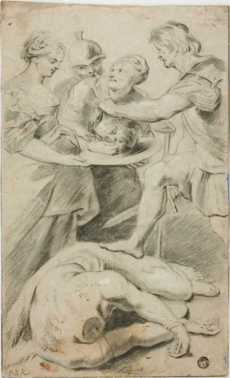 Herodías recibiendo la cabeza de San Juan Bautista de Peter Paul Rubens