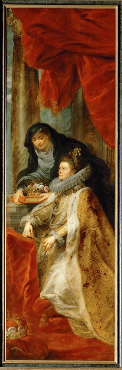 La Infanta Isabel Clara Eugenia con Santa Isabel de Hungría de Peter Paul Rubens