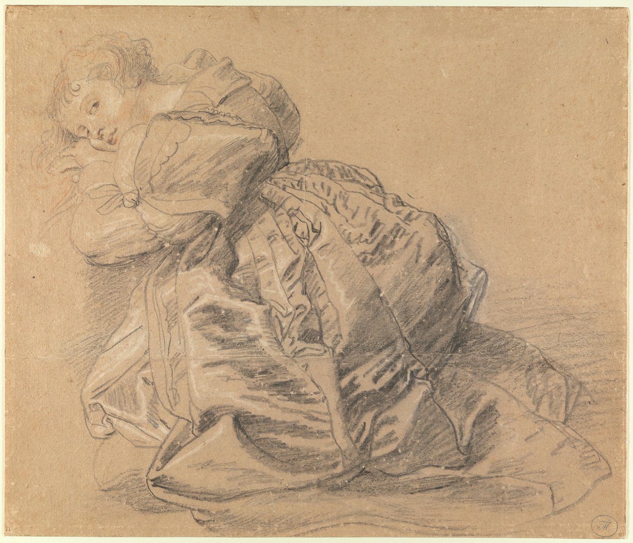 Joven arrodillada de Peter Paul Rubens