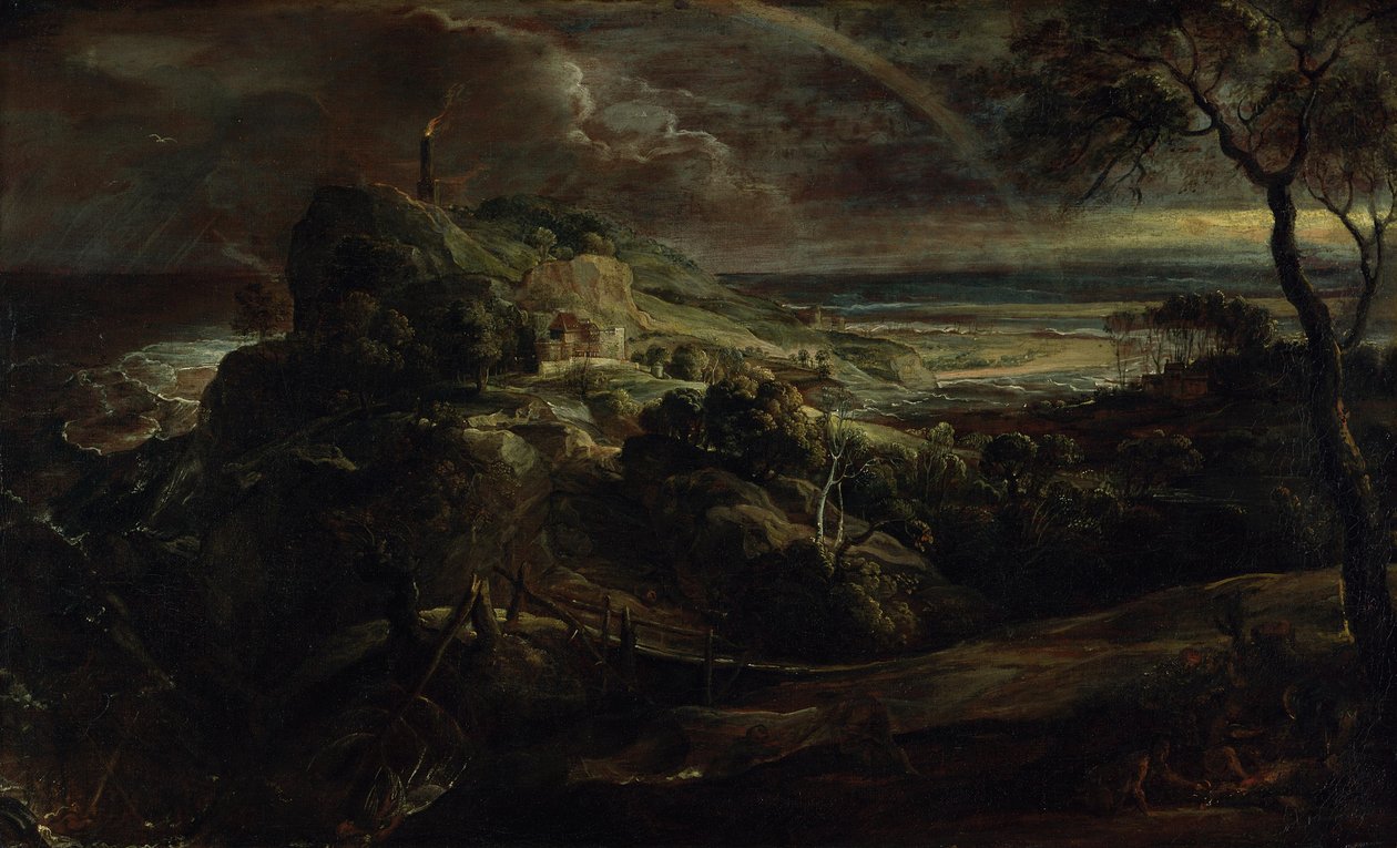 Paisaje con el naufragio de Pablo () de Peter Paul Rubens