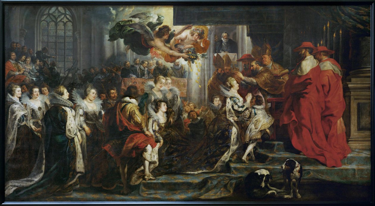 Coronación de María de Médicis en Saint-Denis de Peter Paul Rubens