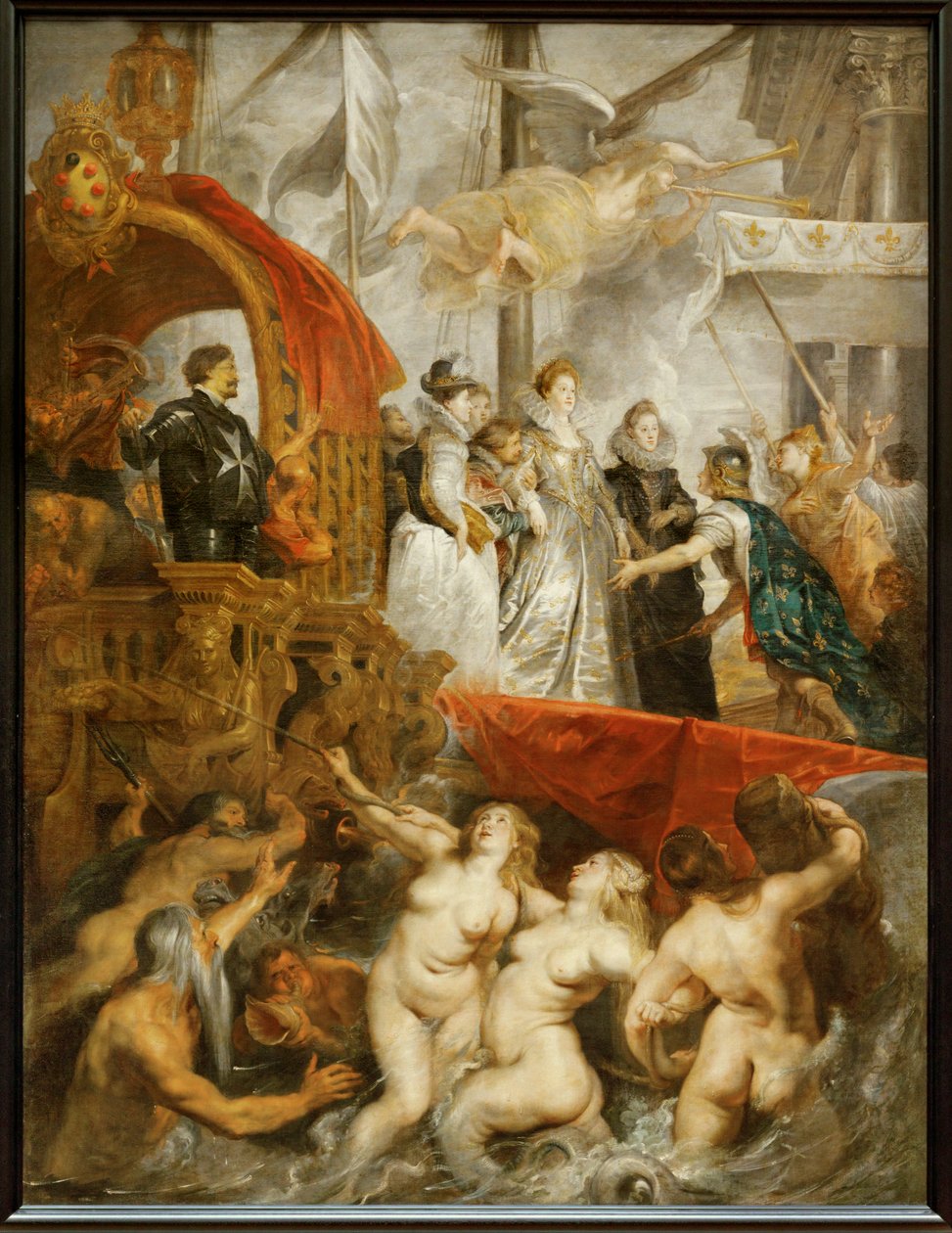 Desembarco de María de Médicis en el puerto de Marsella de Peter Paul Rubens
