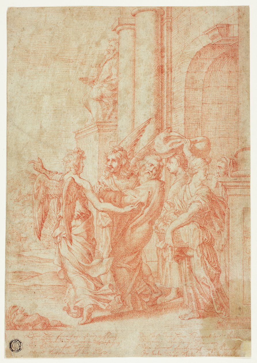 Lot y su familia saliendo de Sodoma de Peter Paul Rubens