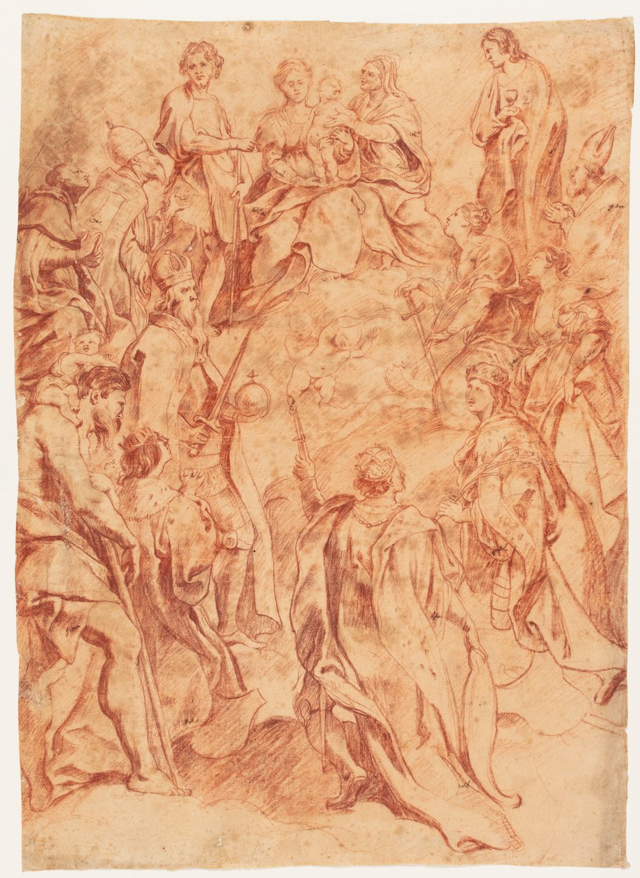 Maria mit dem Kind und Heiligen de Peter Paul Rubens