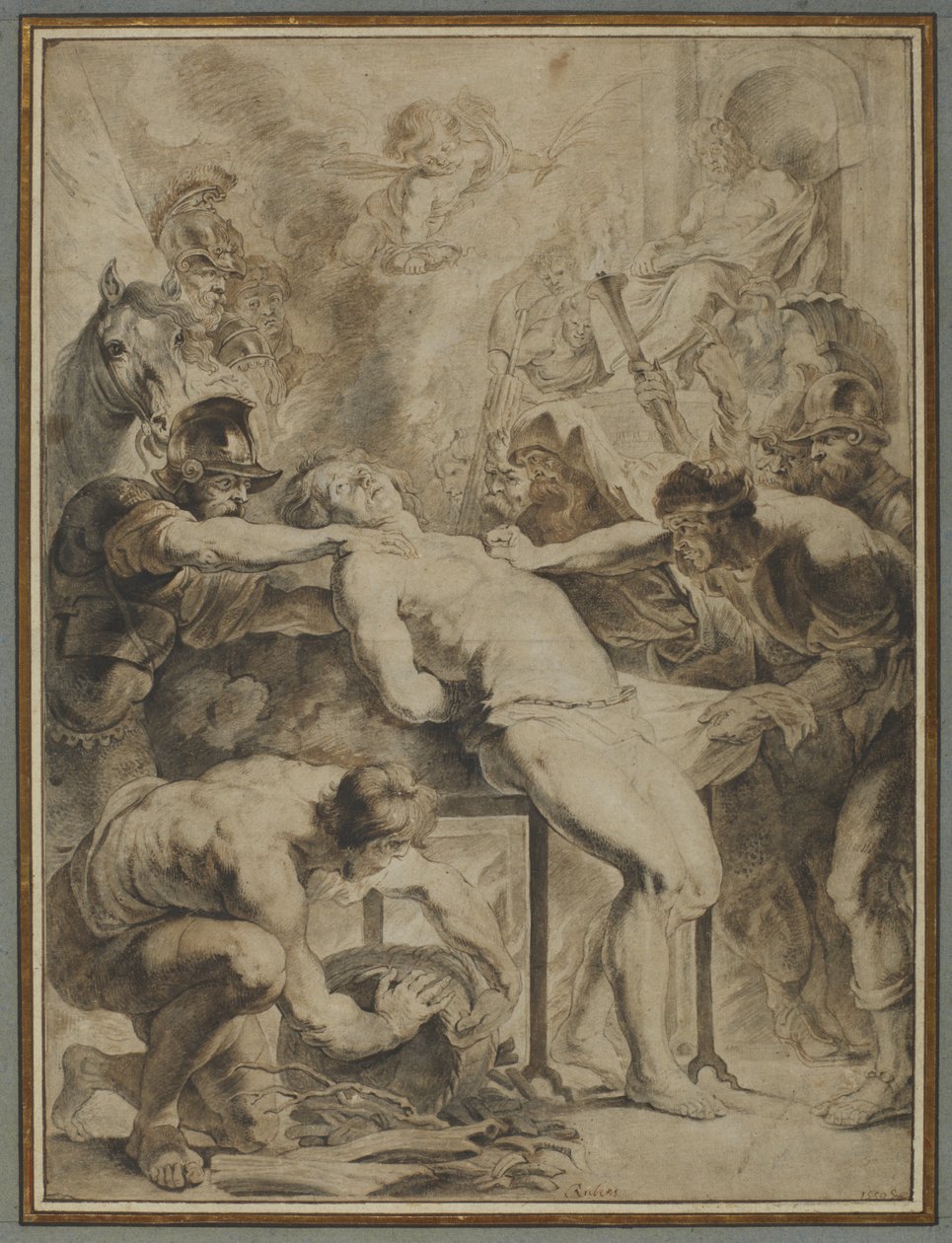 Martirio de San Lorenzo, 1550 de Peter Paul Rubens