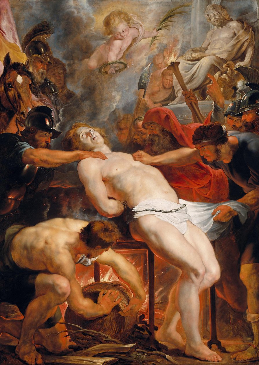 El martirio de San Lorenzo de Peter Paul Rubens