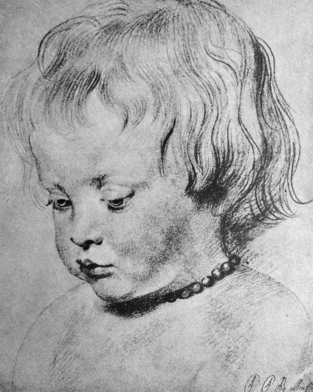 Nicholaas Rubens con un collar de coral de Peter Paul Rubens